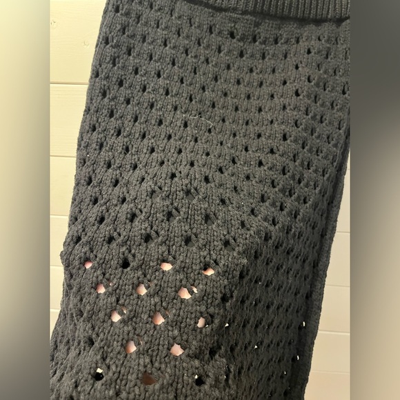 🖤 MNG Mango black crochet knit skirt – size M - Picture 6 of 7